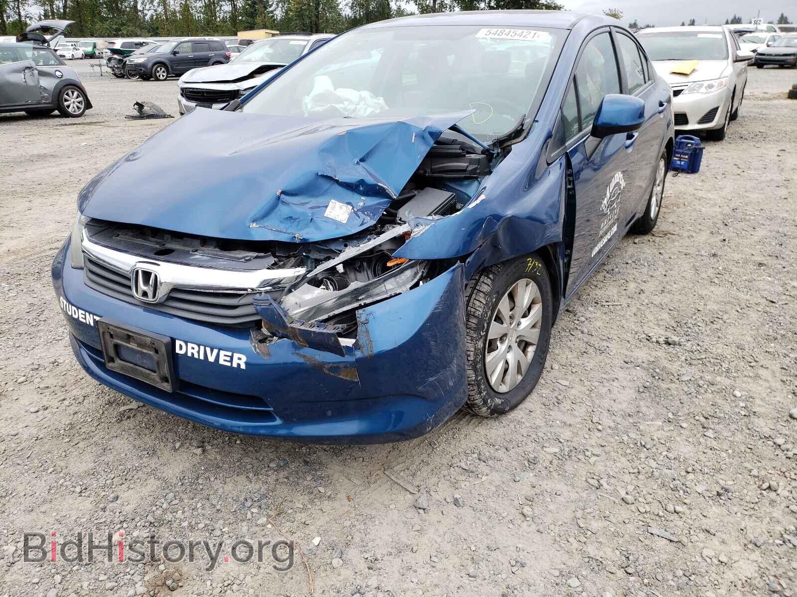 2012 HONDA CIVIC - VIN: 19XFB2F51CE349361 - Фото 2