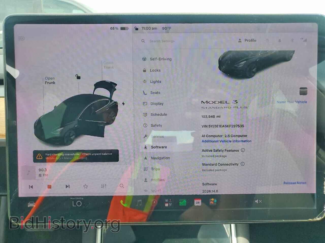 2019 TESLA MODEL 3 - VIN: 5YJ3E1EA5KF297535 - Photo 9
