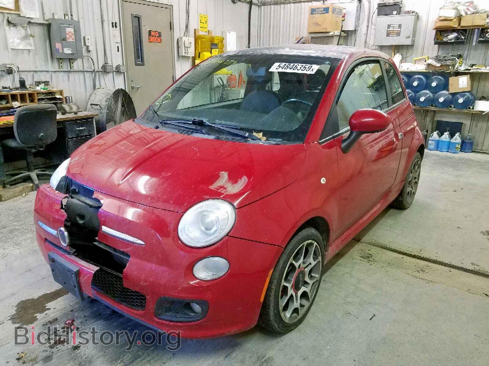2012 FIAT 500 - VIN: 3C3CFFBR4CT113178 - Фото 2