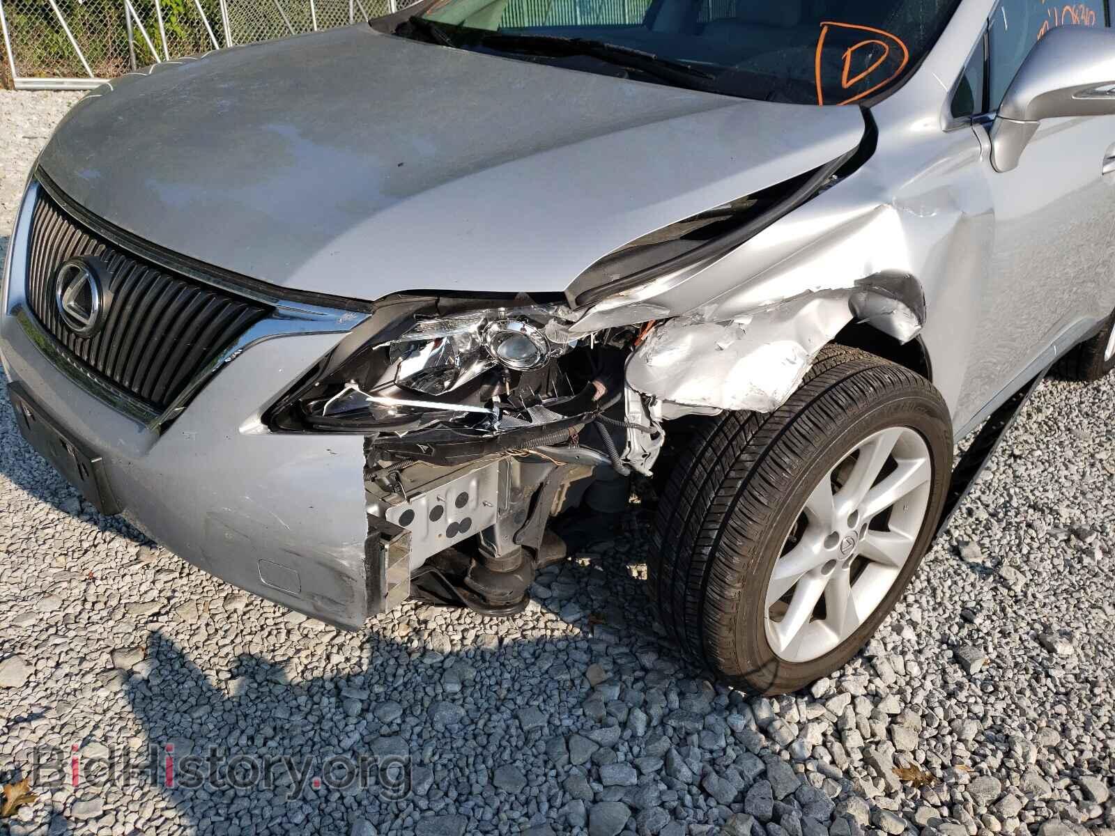 2010 LEXUS RX350 - VIN: 2T2ZK1BA6AC004697 - Фото 9