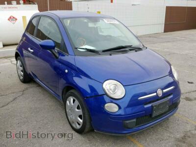2012 Fiat 500 500 POP, blue — VIN 3C3CFFAR2CT280429, Copart