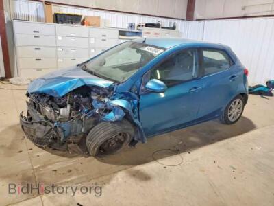 2012 Mazda 2, синий — VIN JM1DE1KZ3C0135465, Copart