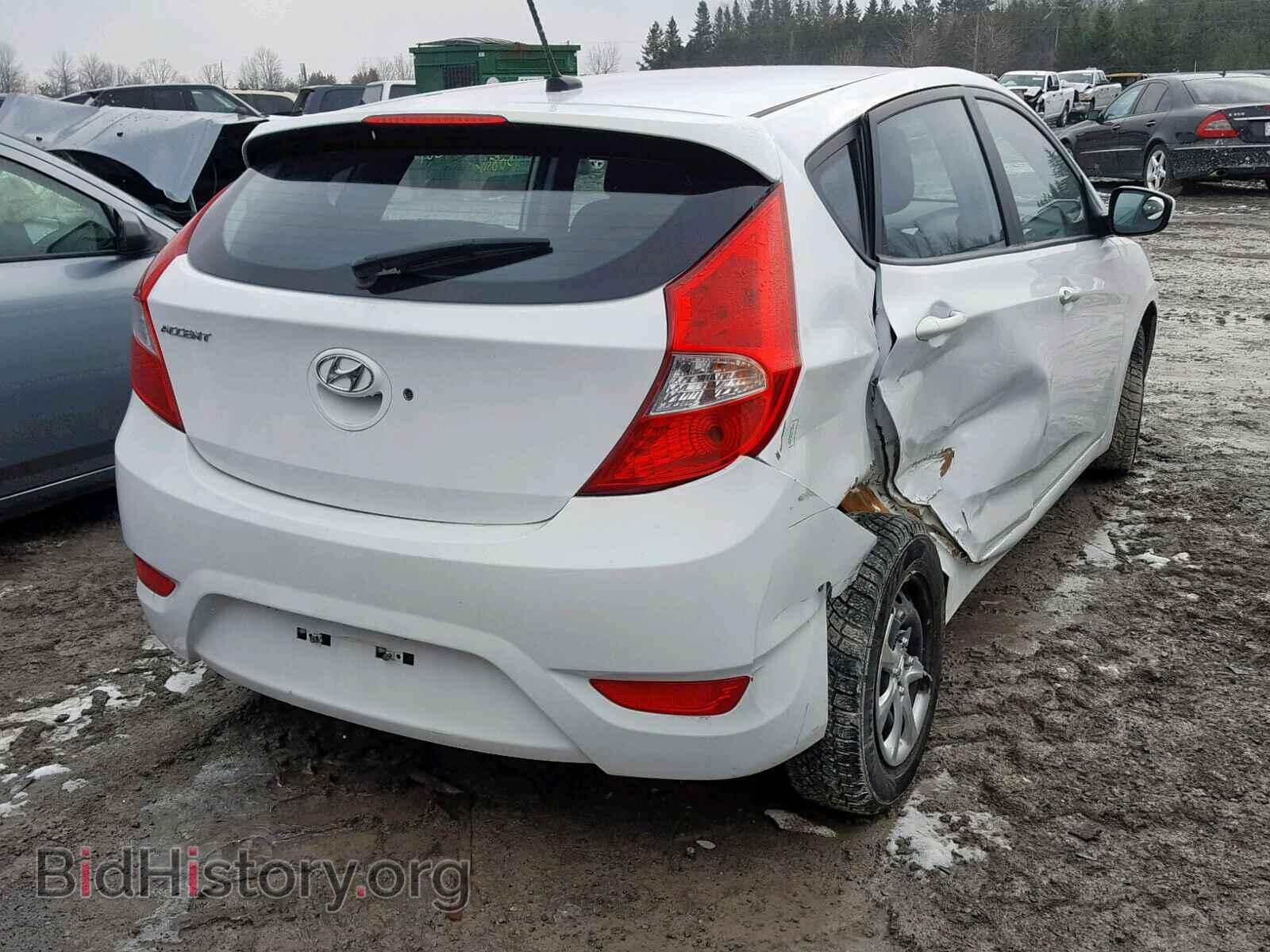 2014 HYUNDAI ACCENT - VIN: KMHCT5AE9EU167562 - Фото 4