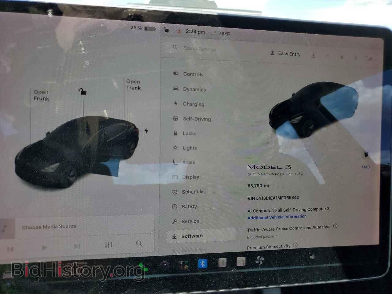 2021 TESLA MDL 3 - VIN: 5YJ3E1EA1MF065842 - Фото 9
