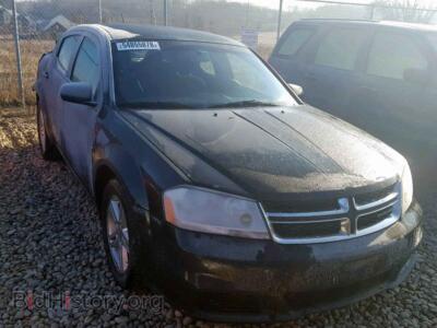 2012 Dodge AVENGER Avenger SX, black — VIN 1C3CDZCB6CN160186, Copart