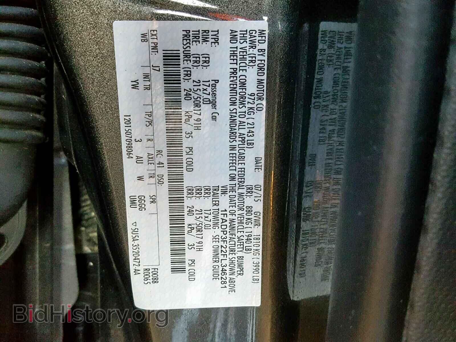 2015 FORD FOCUS - VIN: 1FADP3F22FL346281 - Photo 10
