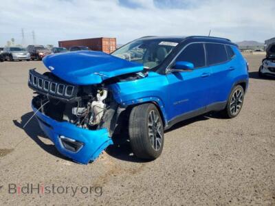 2018 Jeep COMPASS Limited, синий — VIN 3C4NJCCB9JT248236, Copart