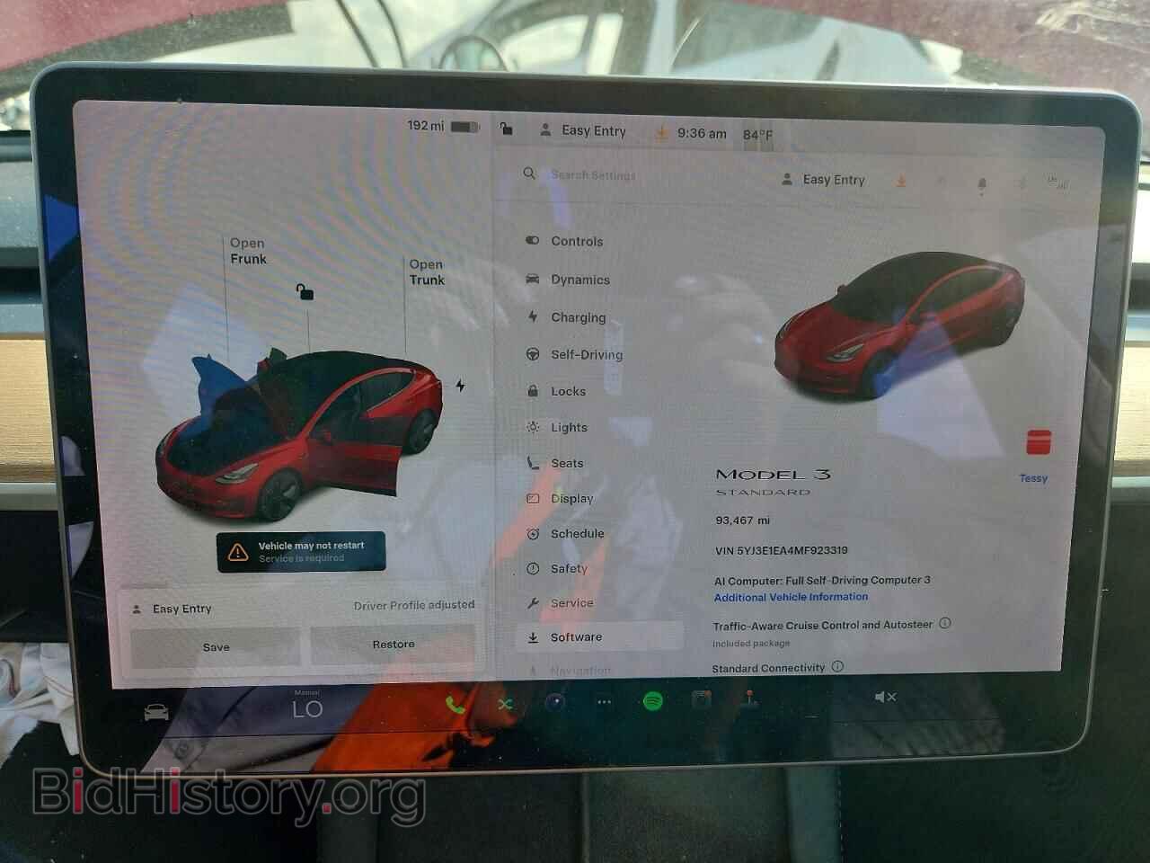 2021 TESLA MODEL 3 - VIN: 5YJ3E1EA4MF923319 - Photo 9