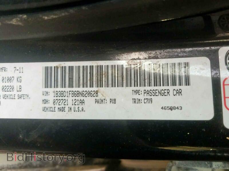 2011 Dodge AVENGER (VIN 1B3BD1FB6BN620628) — фото 10 из 10