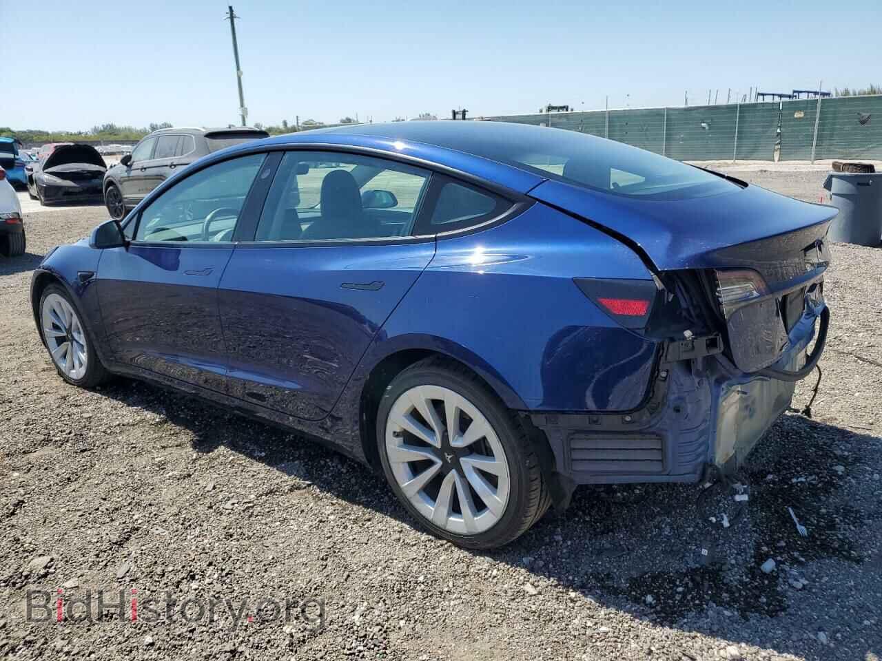 2022 TESLA MODEL 3 - VIN: 5YJ3E1EA3NF370115 - Фото 2