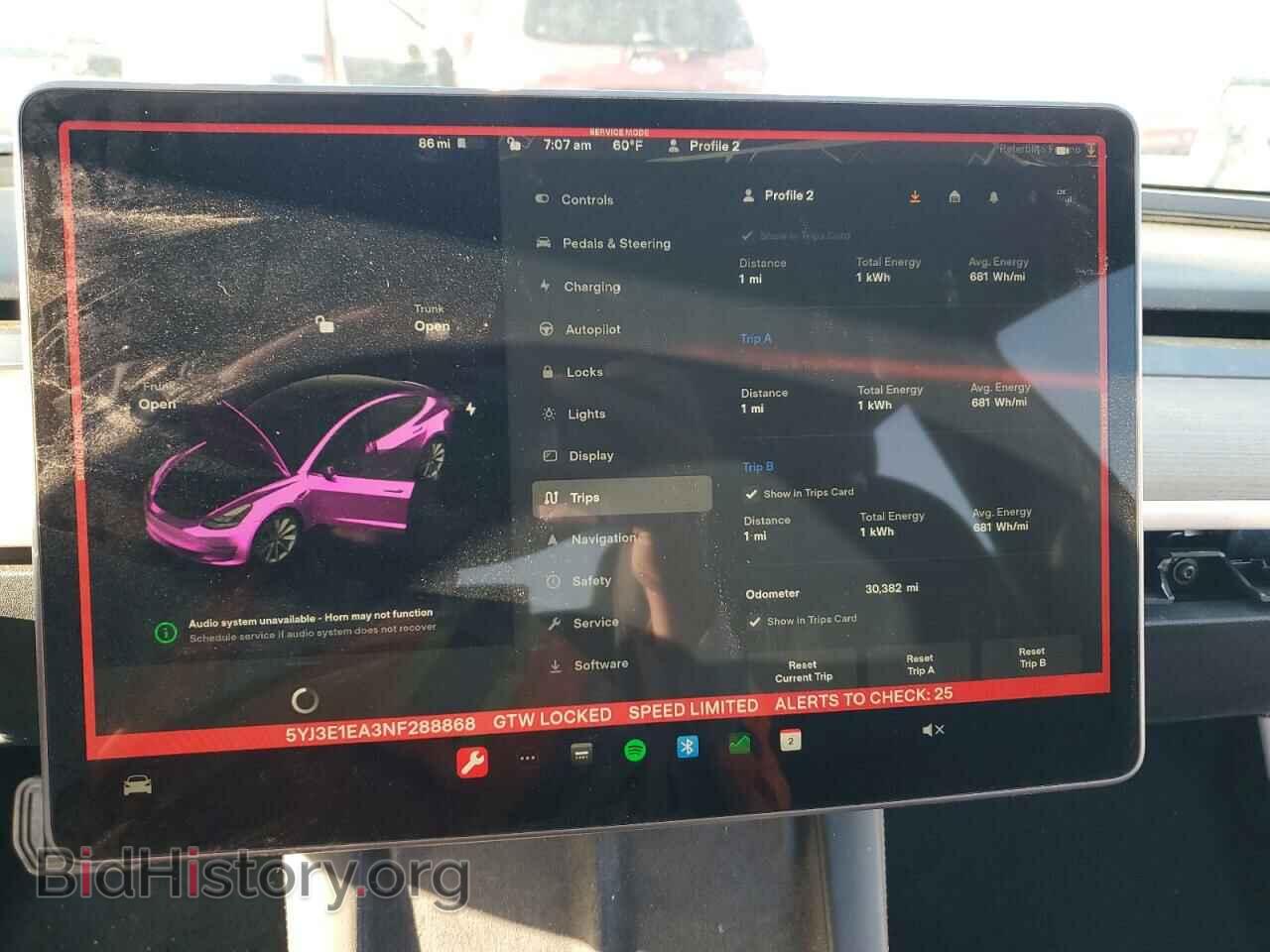 2022 TESLA MODEL 3 - VIN: 5YJ3E1EA3NF288868 - Фото 9