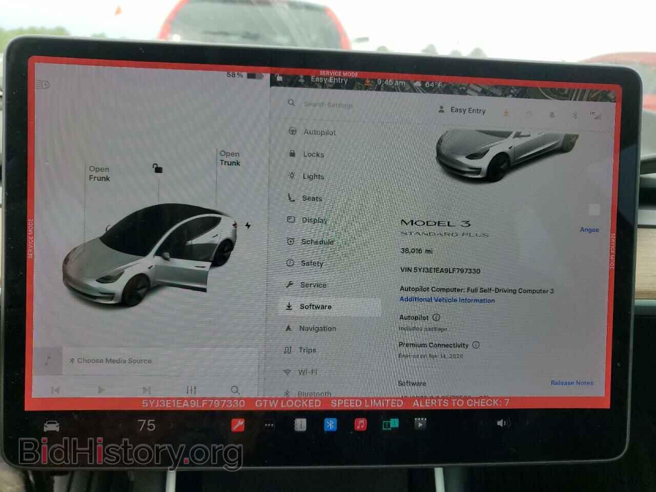 2020 TESLA MODEL 3 - VIN: 5YJ3E1EA9LF797330 - Photo 9