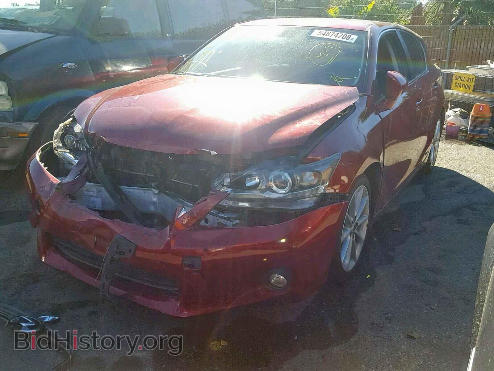 2013 LEXUS CT 200 - VIN: JTHKD5BH6D2132105 - Фото 2