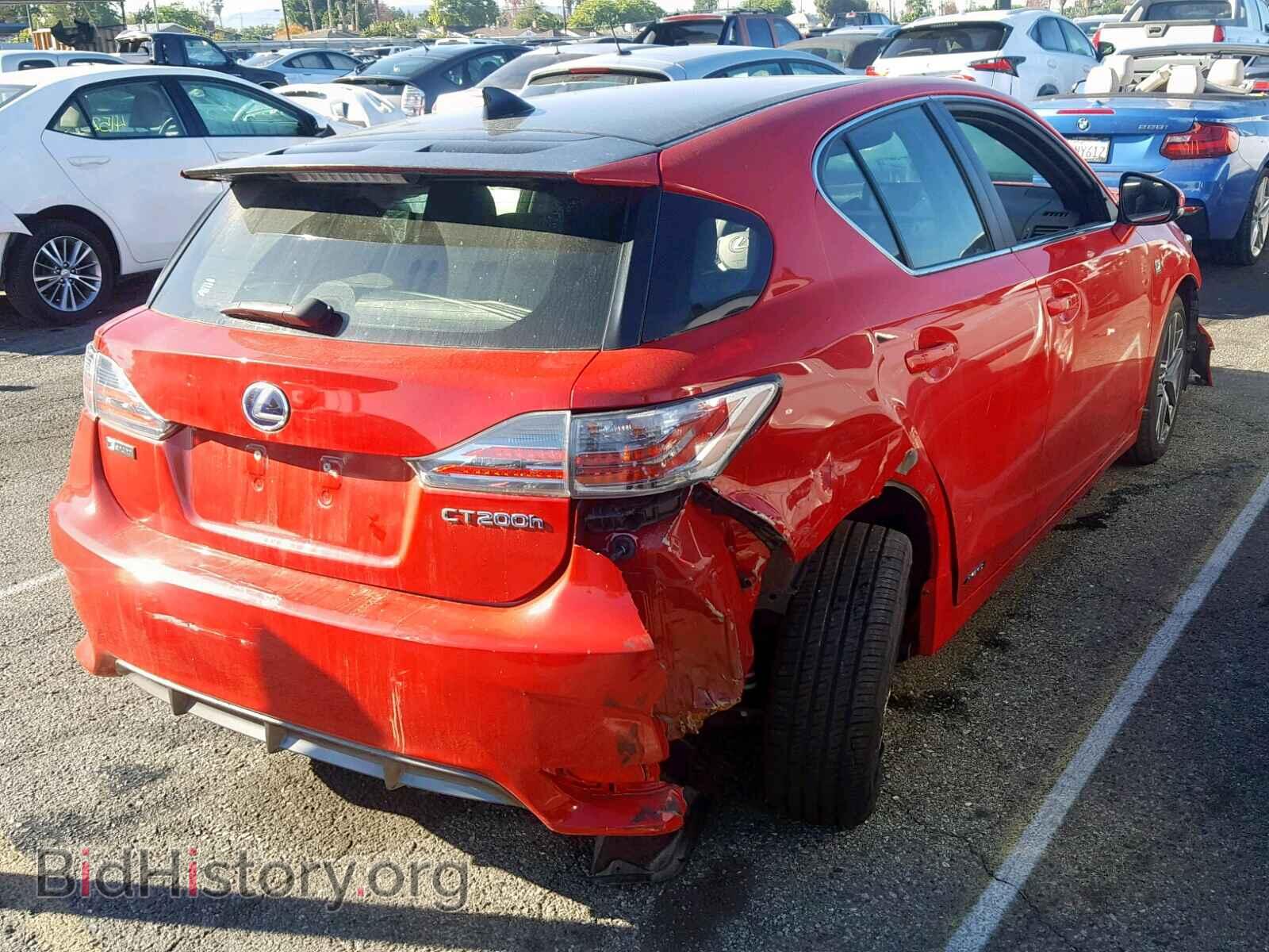 2017 LEXUS CT 200 - VIN: JTHKD5BH2H2290155 - Фото 4