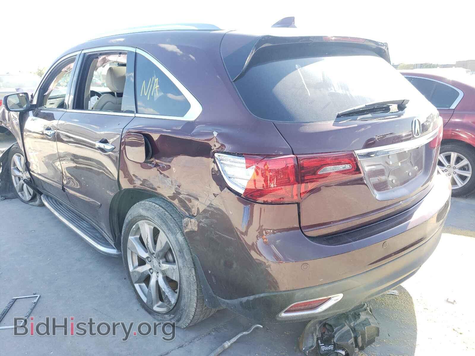 2014 ACURA MDX - VIN: 5FRYD3H86EB015726 - Фото 3