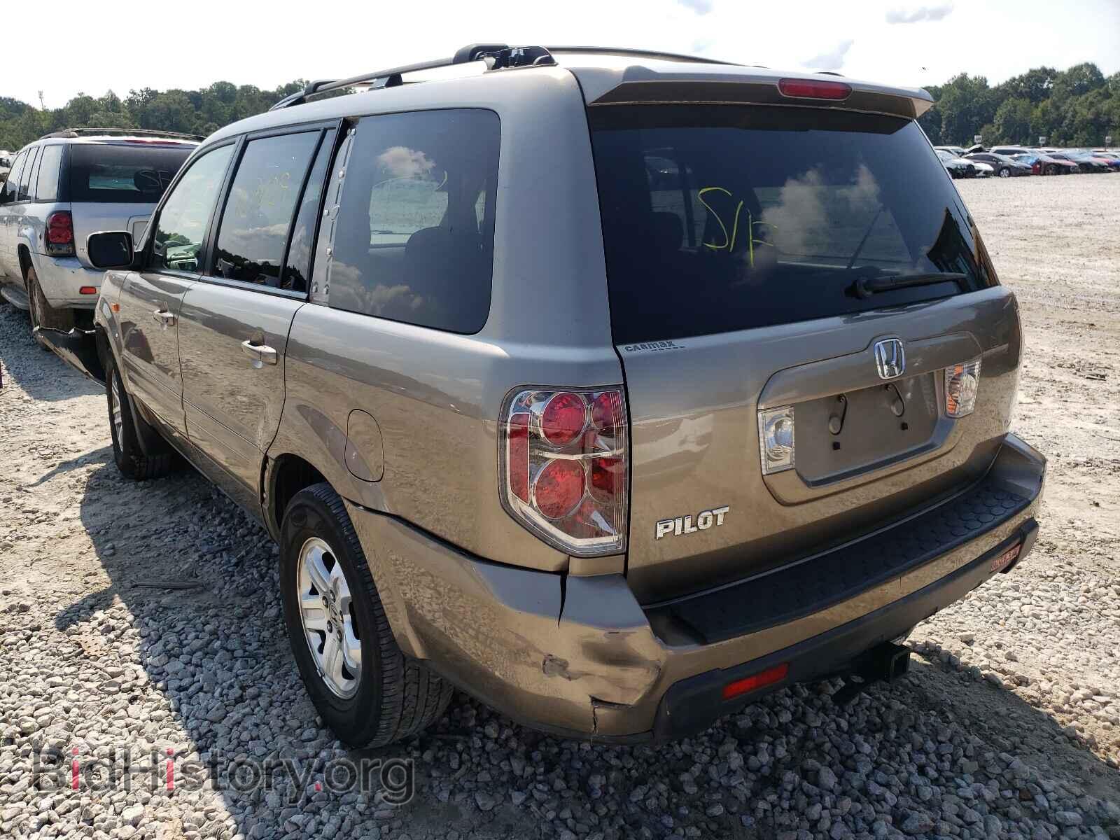 2008 HONDA PILOT - VIN: 5FNYF28298B003561 - Фото 3