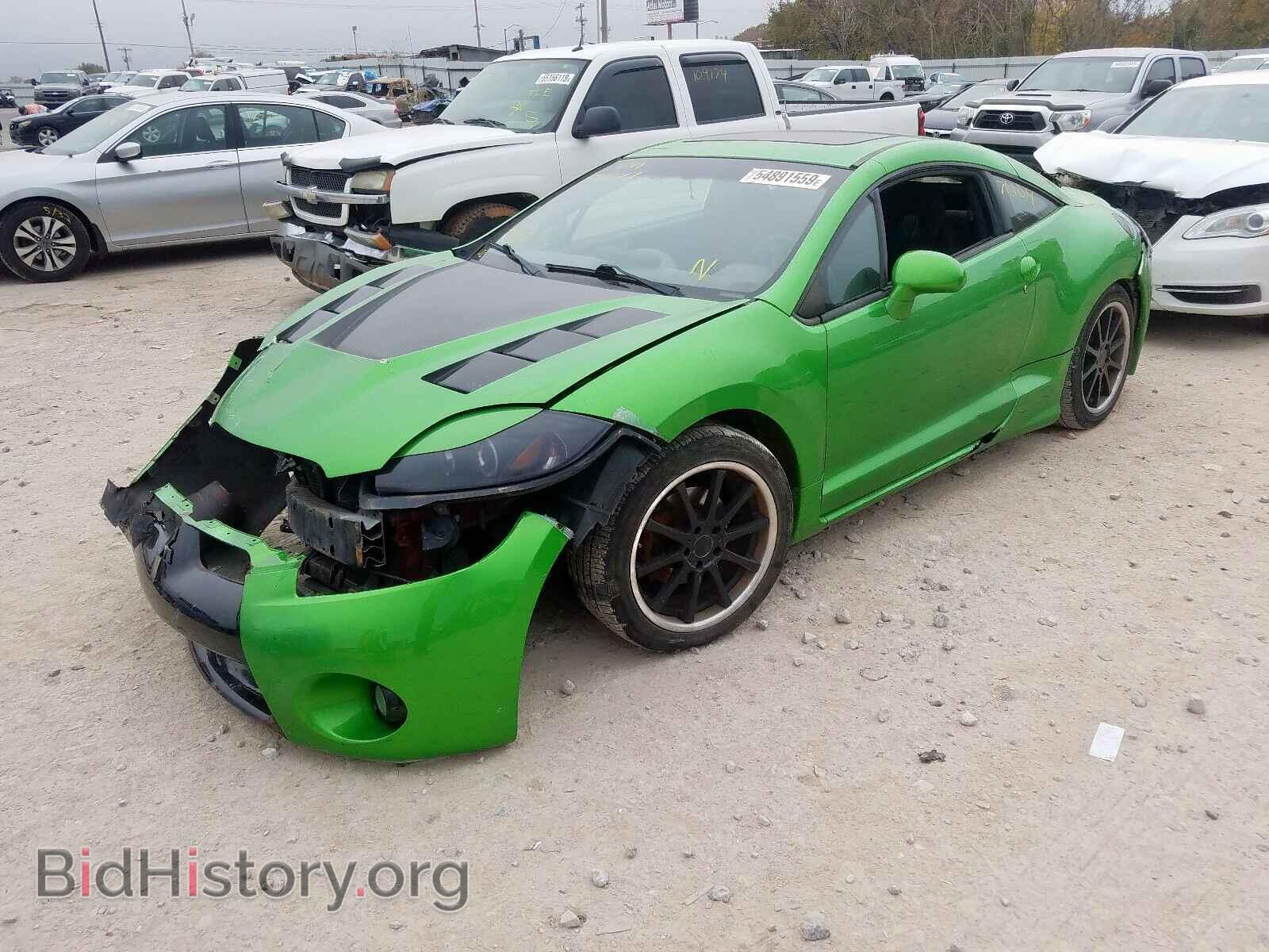 2007 MITSUBISHI ECLIPSE - VIN: 4A3AK34T27E013041 - Фото 2