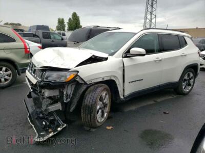 2021 Jeep COMPASS Compass LI, white — VIN 3C4NJCCB9MT559539, Copart