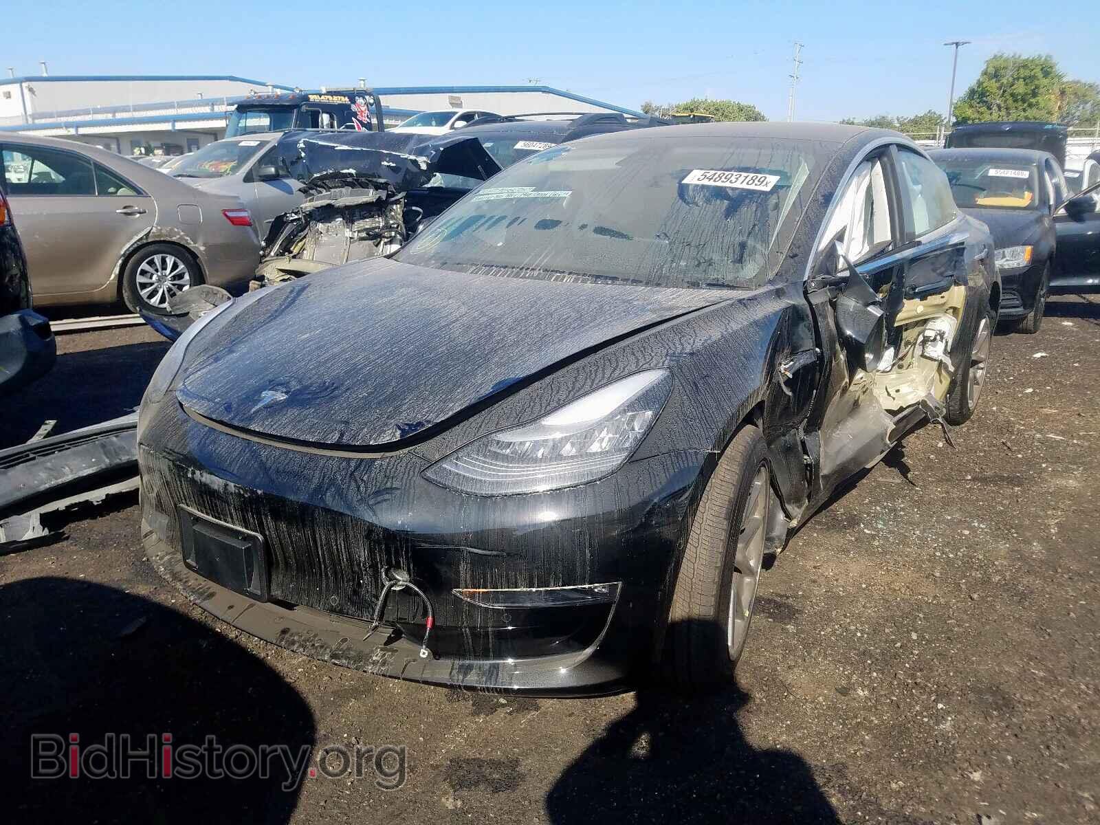 2019 TESLA MODEL 3 - VIN: 5YJ3E1EA6KF395134 - Фото 2
