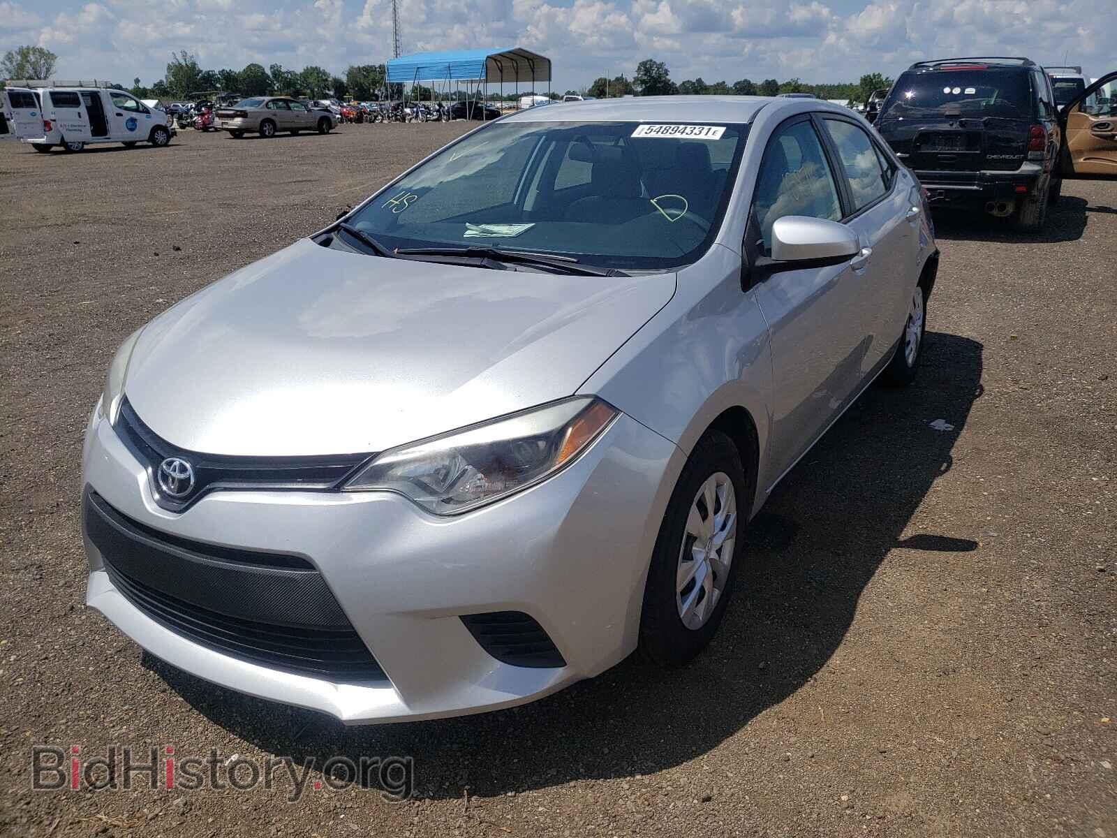 2014 TOYOTA COROLLA - VIN: 2T1BURHE9EC120183 - Фото 2