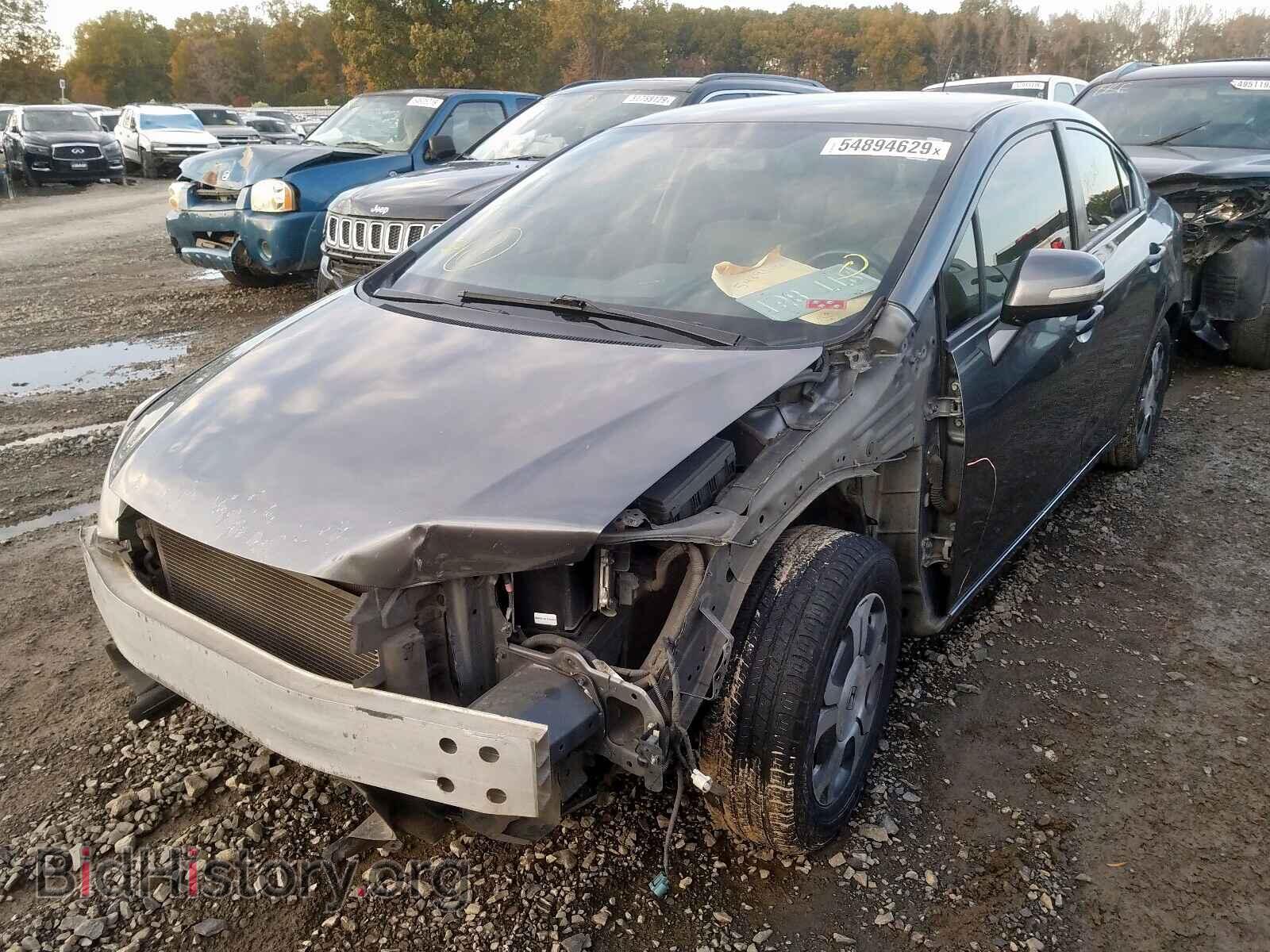 2012 HONDA CIVIC - VIN: JHMFB4F2XCS002897 - Фото 2