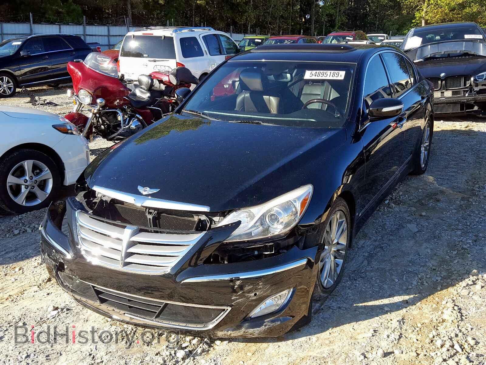 2012 HYUNDAI GENESIS - VIN: KMHGC4DF3CU198674 - Фото 2