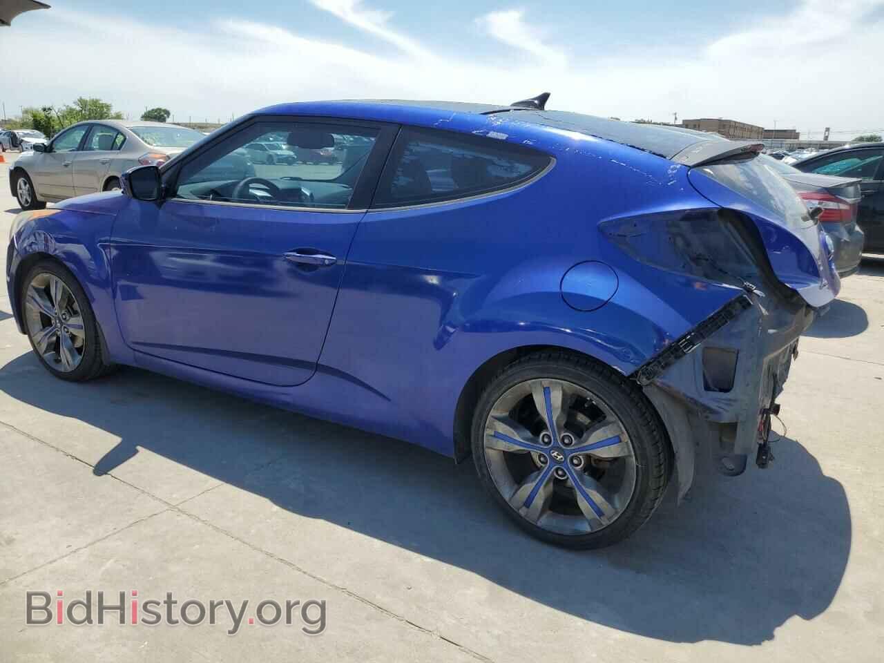 2012 HYUNDAI VELOSTER - VIN: KMHTC6AD3CU025542 - Фото 2