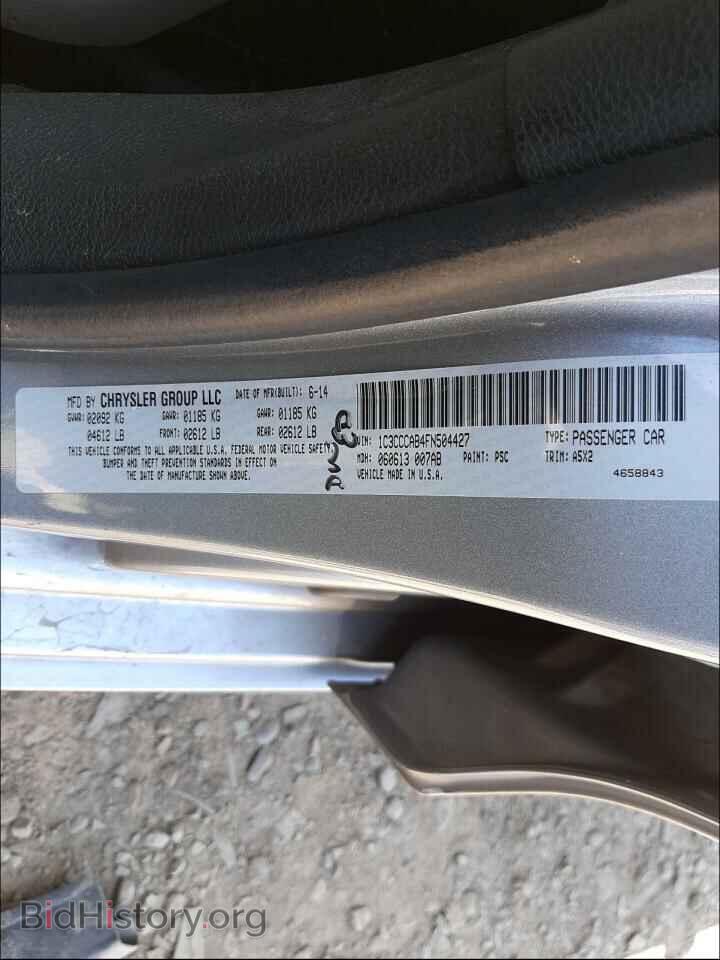 2015 CHRYSLER 200 - VIN: 1C3CCCAB4FN504427 - Фото 10