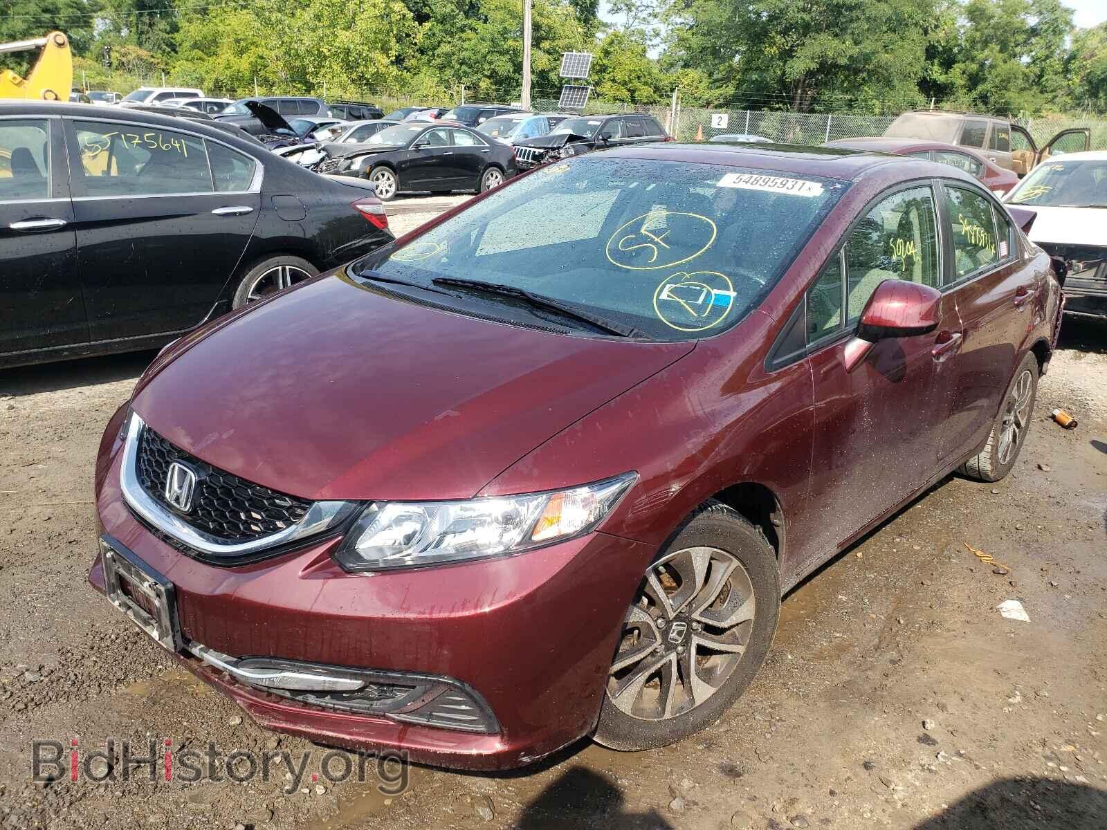 2013 HONDA CIVIC - VIN: 19XFB2F81DE279596 - Фото 2