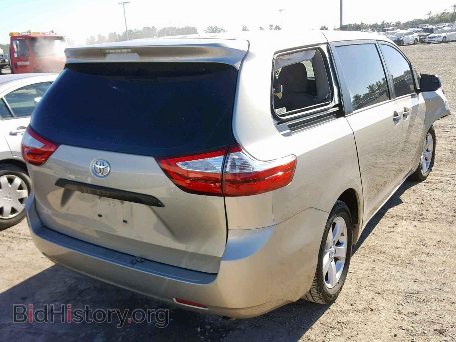 2017 TOYOTA SIENNA BAS - VIN: 5TDZZ3DC6HS833068 - Фото 4