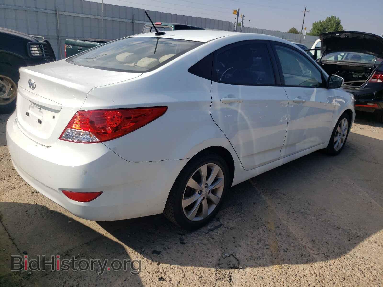2013 HYUNDAI ACCENT - VIN: KMHCU4AE5DU315938 - Фото 4