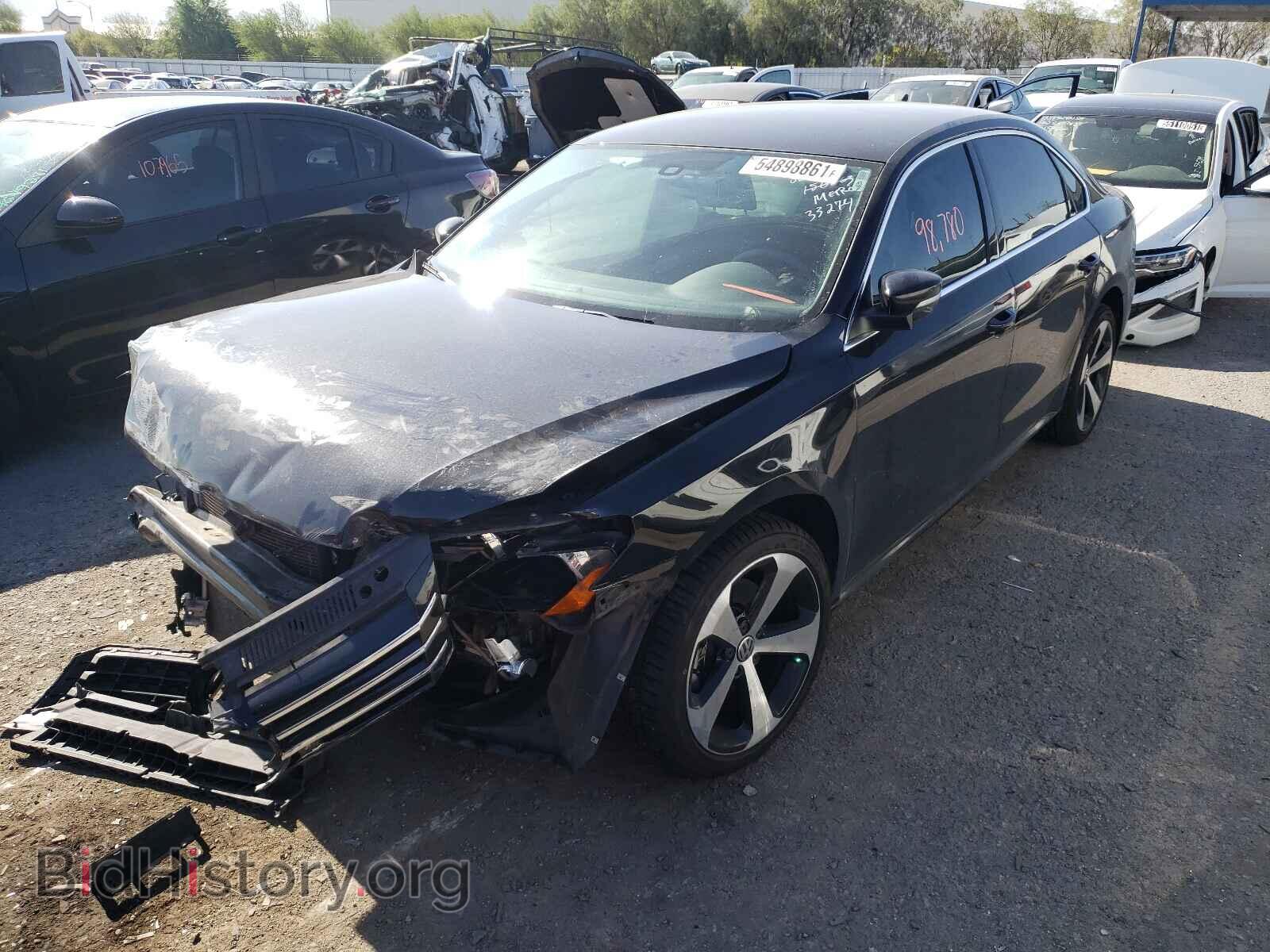 2014 VOLKSWAGEN PASSAT - VIN: 1VWBP7A30EC002629 - Фото 2
