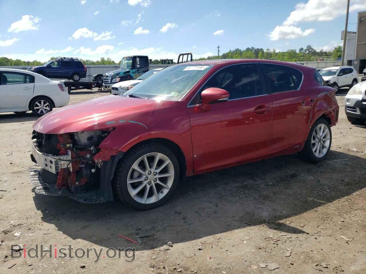 Photo JTHKD5BH9C2113627 - LEXUS CT 200 2012