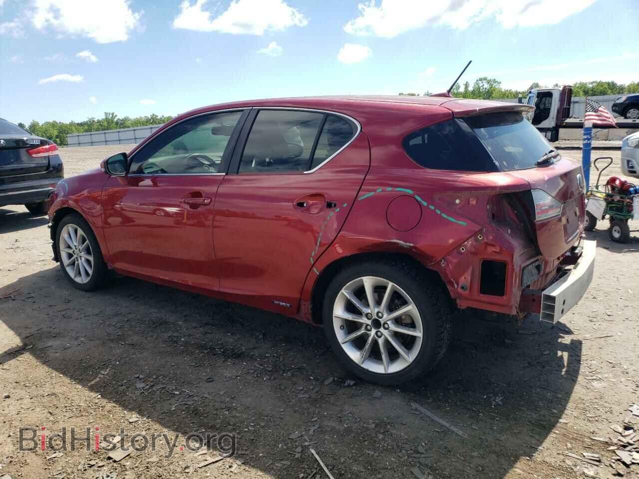 2012 LEXUS CT 200 - VIN: JTHKD5BH9C2113627 - Фото 2