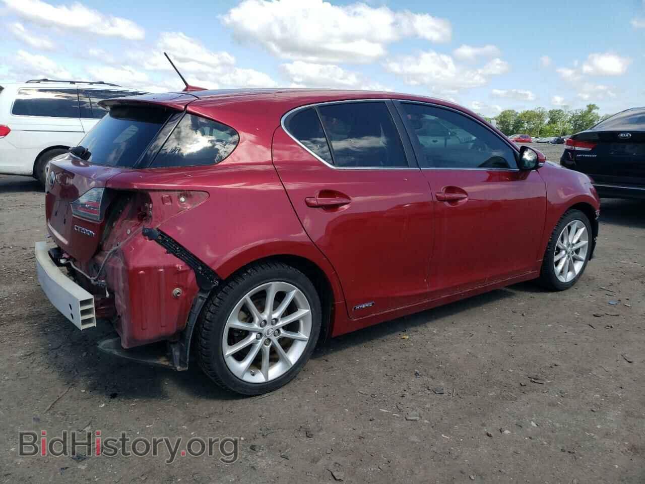 2012 LEXUS CT 200 - VIN: JTHKD5BH9C2113627 - Фото 3