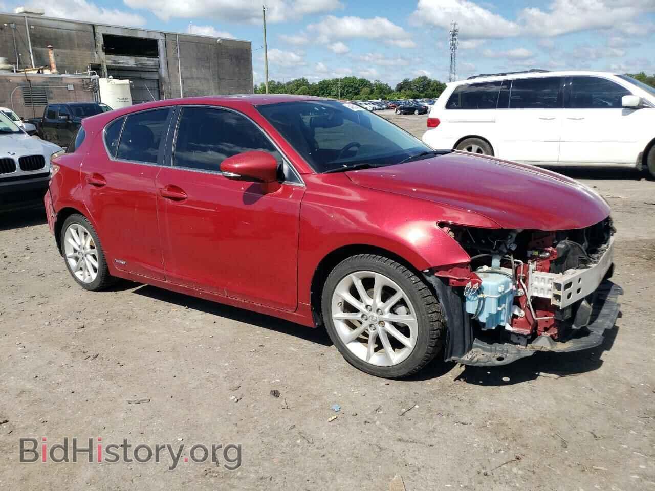 2012 LEXUS CT 200 - VIN: JTHKD5BH9C2113627 - Фото 4