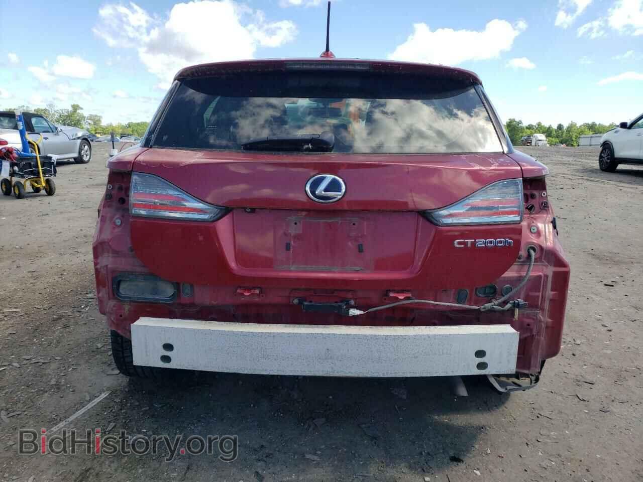 2012 LEXUS CT 200 - VIN: JTHKD5BH9C2113627 - Фото 6