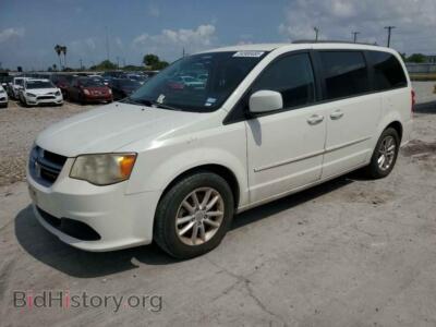 2013 Dodge CARAVAN SXT, white — VIN 2C4RDGCG6DR538453, Copart