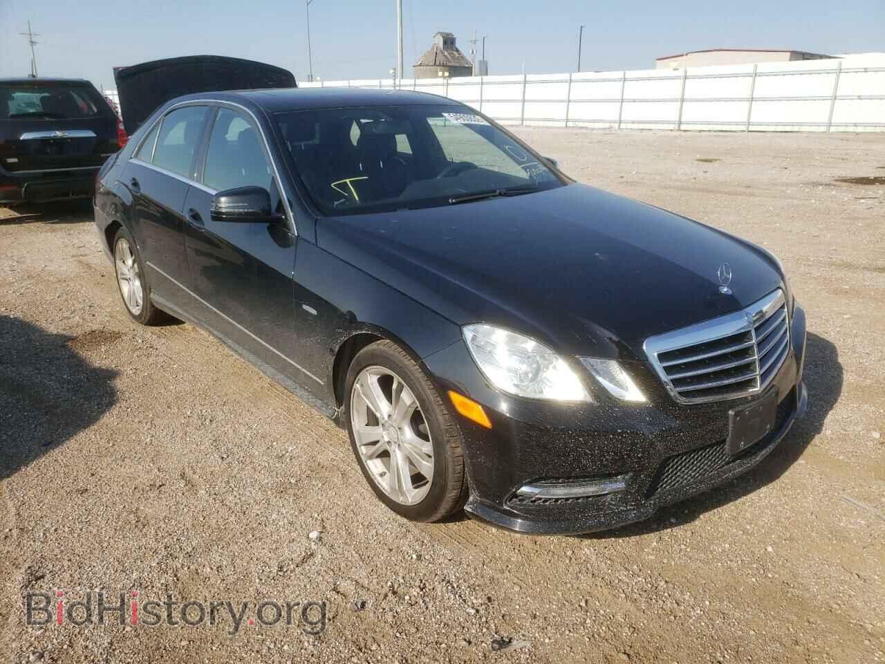 Photo WDDHF8JB2CA520558 - MERCEDES-BENZ E-CLASS 2012