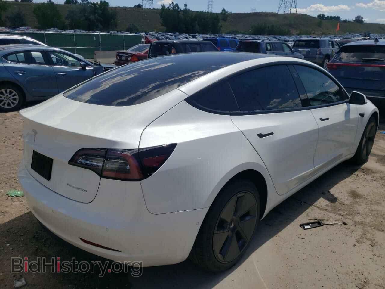 2022 TESLA MODEL 3 - VIN: 5YJ3E1EB2NF131454 - Фото 4