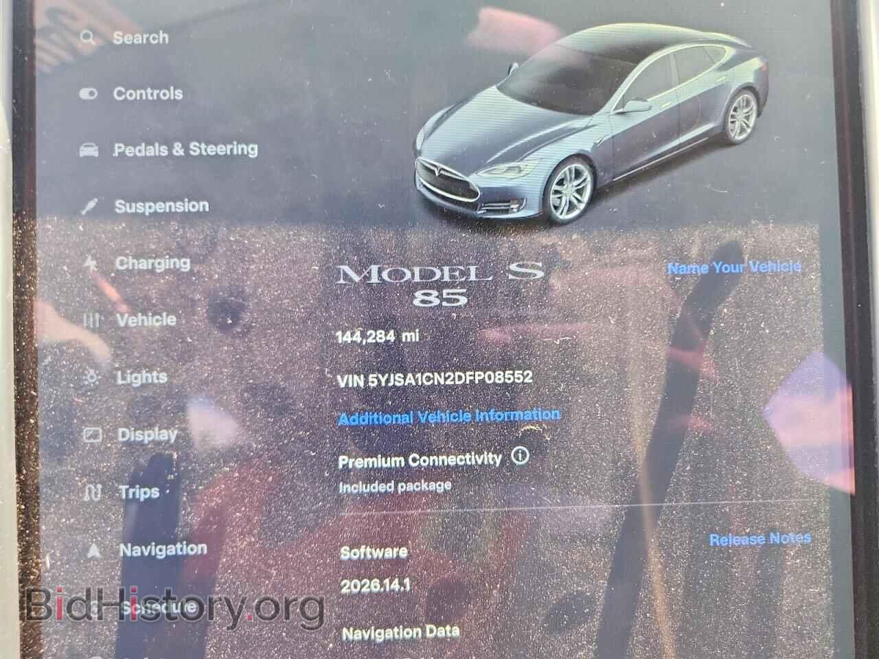 2013 TESLA MODEL S - VIN: 5YJSA1CN2DFP08552 - Photo 9