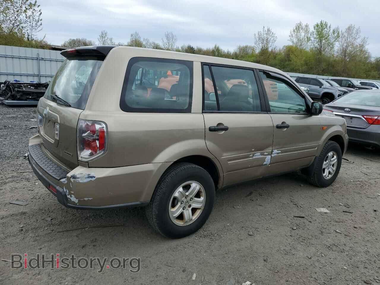 2006 HONDA PILOT - VIN: 2HKYF18166H504228 - Фото 3
