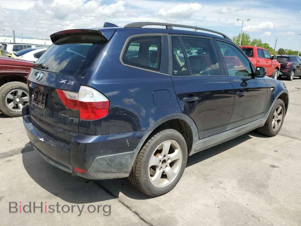 2008 BMW X3 - VIN: WBXPC93408WJ02421 - Фото 3