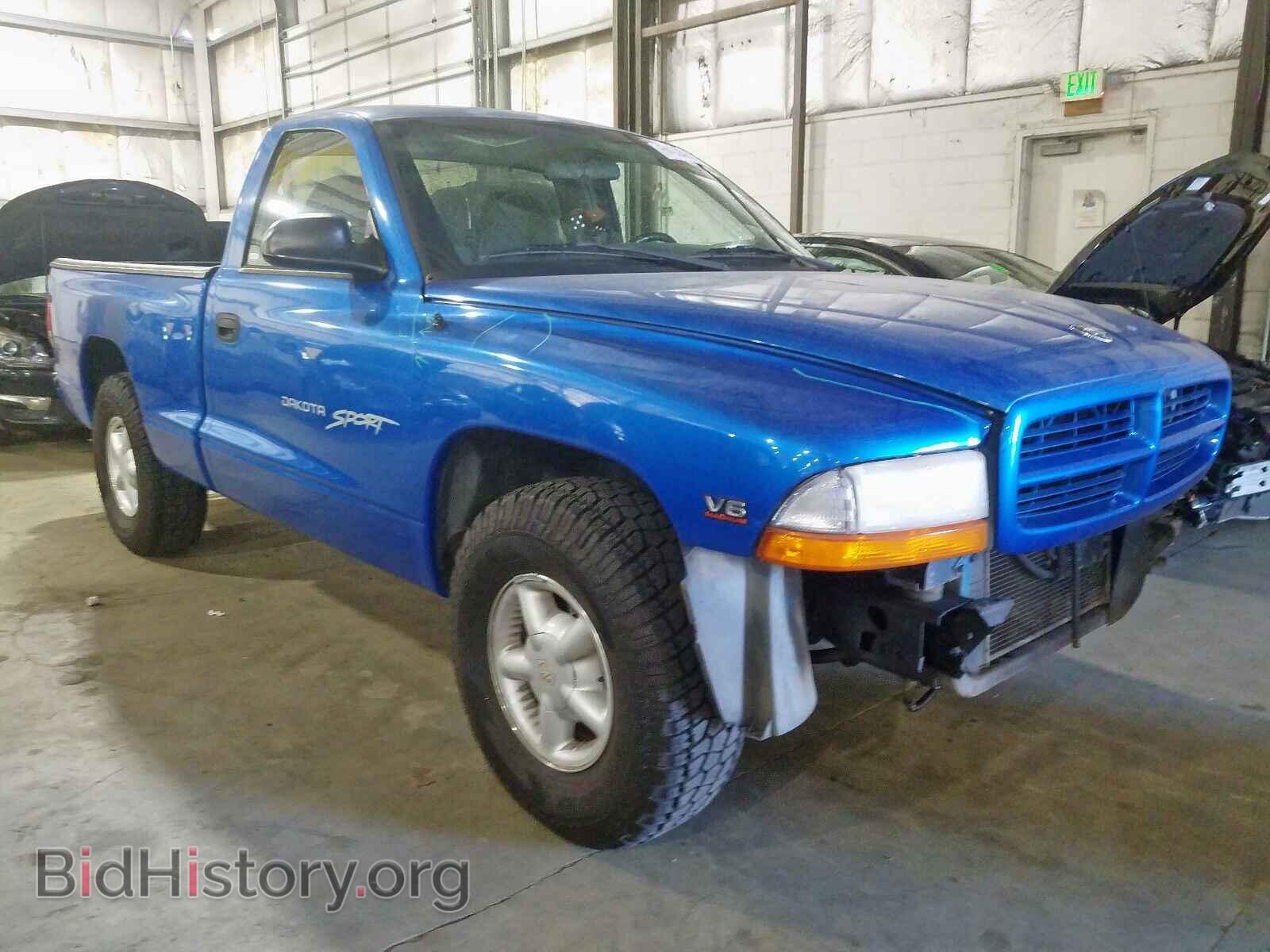 Фотография 1B7FL26X4WS674053 - DODGE DAKOTA 1998