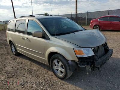 2010 Dodge CARAVAN GRAND CARA, tan — VIN 2D4RN5D16AR239572, Copart
