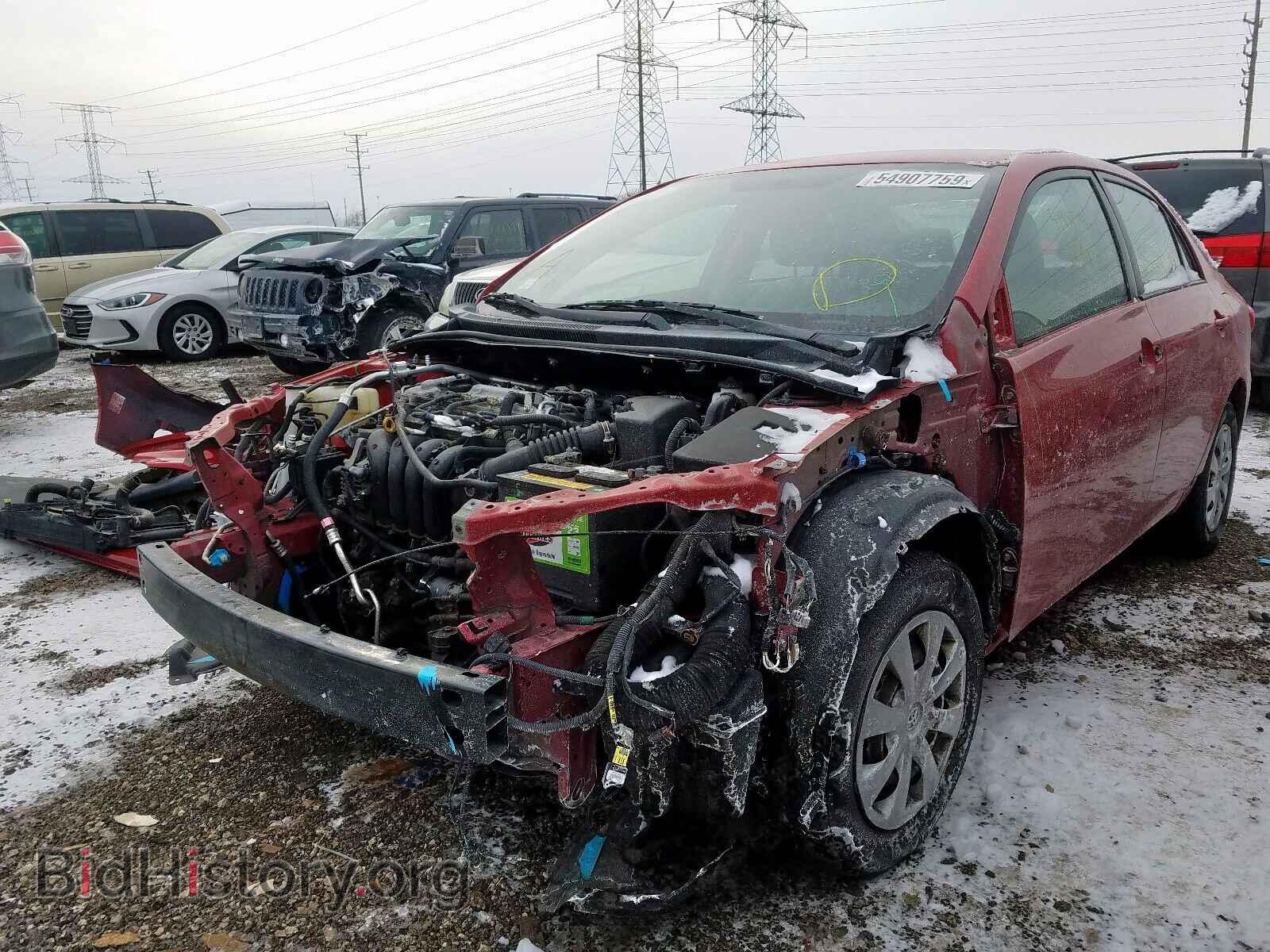 2011 TOYOTA COROLLA BA - VIN: 2T1BU4EE2BC541052 - Фото 2