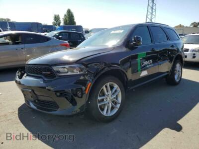 2024 Dodge DURANGO GT, black — VIN 1C4RDJDG3RC119343, Copart