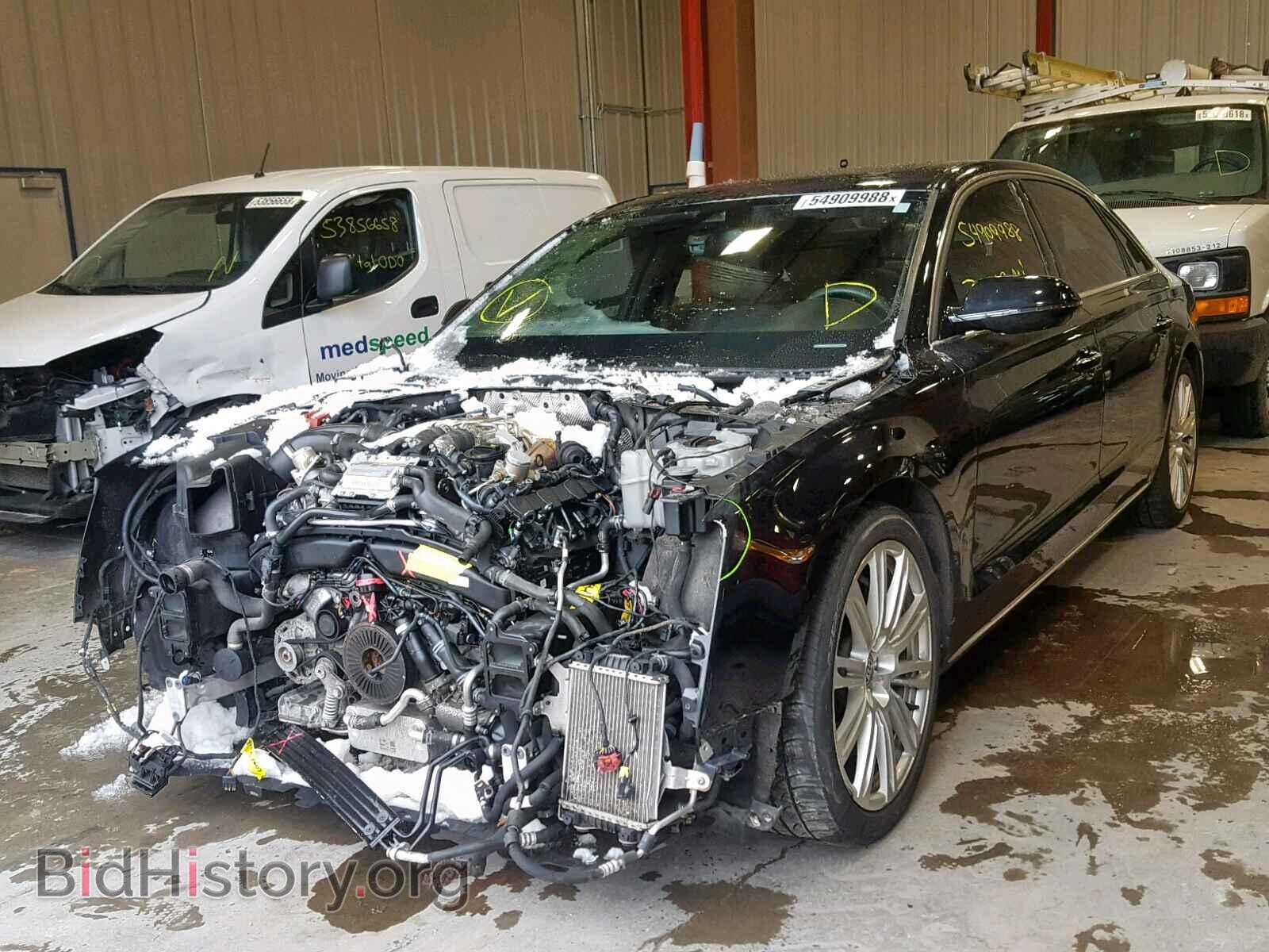2014 AUDI A8 - VIN: WAUR2AFD3EN007145 - Фото 2