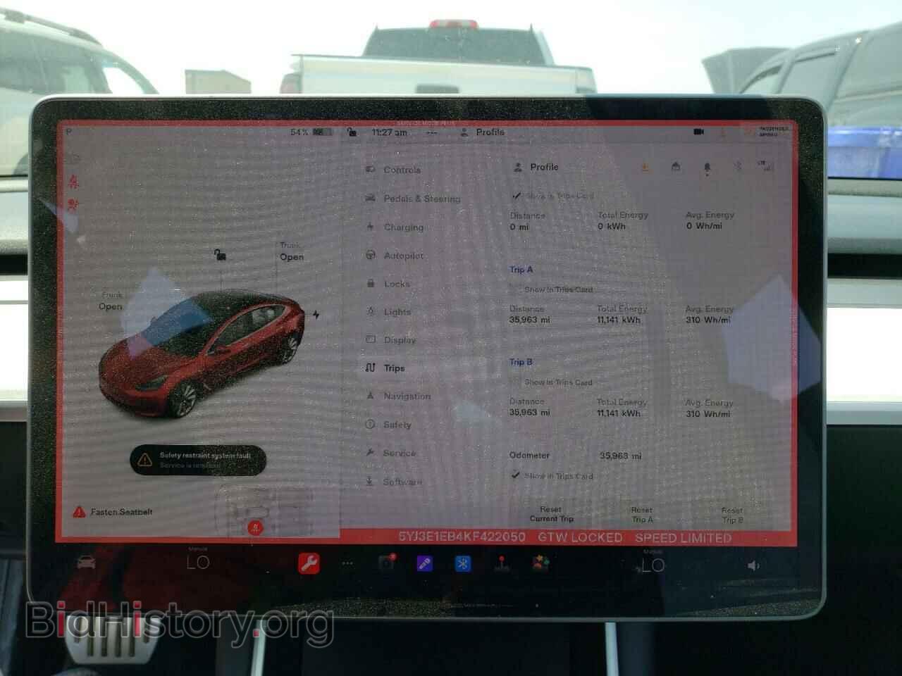 2019 TESLA MODEL 3 - VIN: 5YJ3E1EB4KF422050 - Фото 9