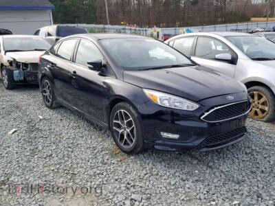 2016 Ford FOCUS Focus SE, черный — VIN 1FADP3F26GL232513, Copart